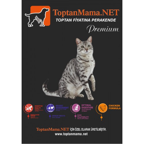 ! EN UCUZ..! ToptanMama Gold Premium Kedi Maması 15kg