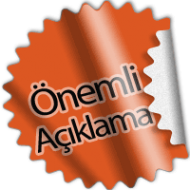 Önemli Açıklama