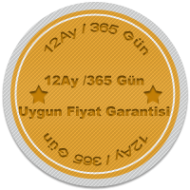 12 Ay 365 Gün Uygun Fiyat Garantisi